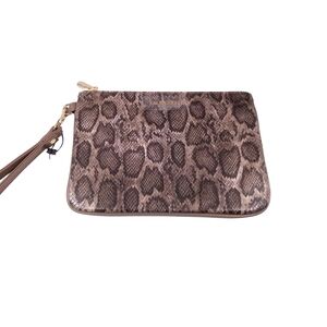 Ellen Tracy Faux Python Pattern Wristlet!
